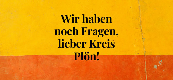 Schreiben an das Amt für Jugend und Familie des Kreises Plön